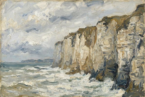 The White Cliffs of Étretat-sur-Mer — an imaginary Impressionist painting in the exhibition LICHTRAUSCH The White Cliffs of Étretat-sur-Mer — an imaginary Impressionist painting in the exhibition LICHTRAUSCH