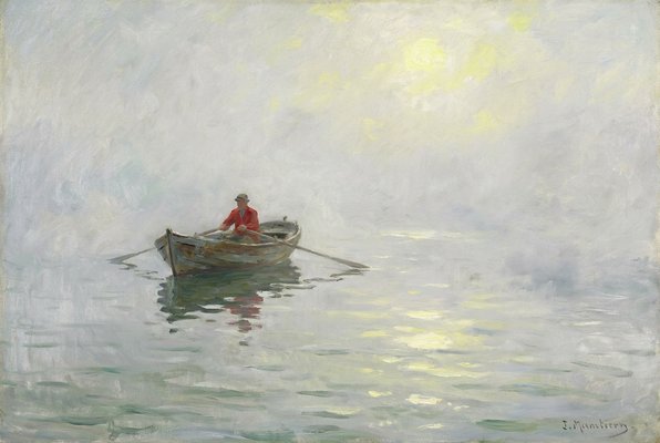 Boating on the Misty Lake — an imaginary Impressionist painting in the exhibition LICHTRAUSCH Boating on the Misty Lake — an imaginary Impressionist painting in the exhibition LICHTRAUSCH