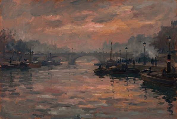 River Reflections at Dusk — an imaginary Impressionist painting in the exhibition LICHTRAUSCH River Reflections at Dusk — an imaginary Impressionist painting in the exhibition LICHTRAUSCH
