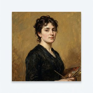 Portrait of Hélène Mercier, fictional Impressionist painter Portrait of Hélène Mercier, fictional Impressionist painter