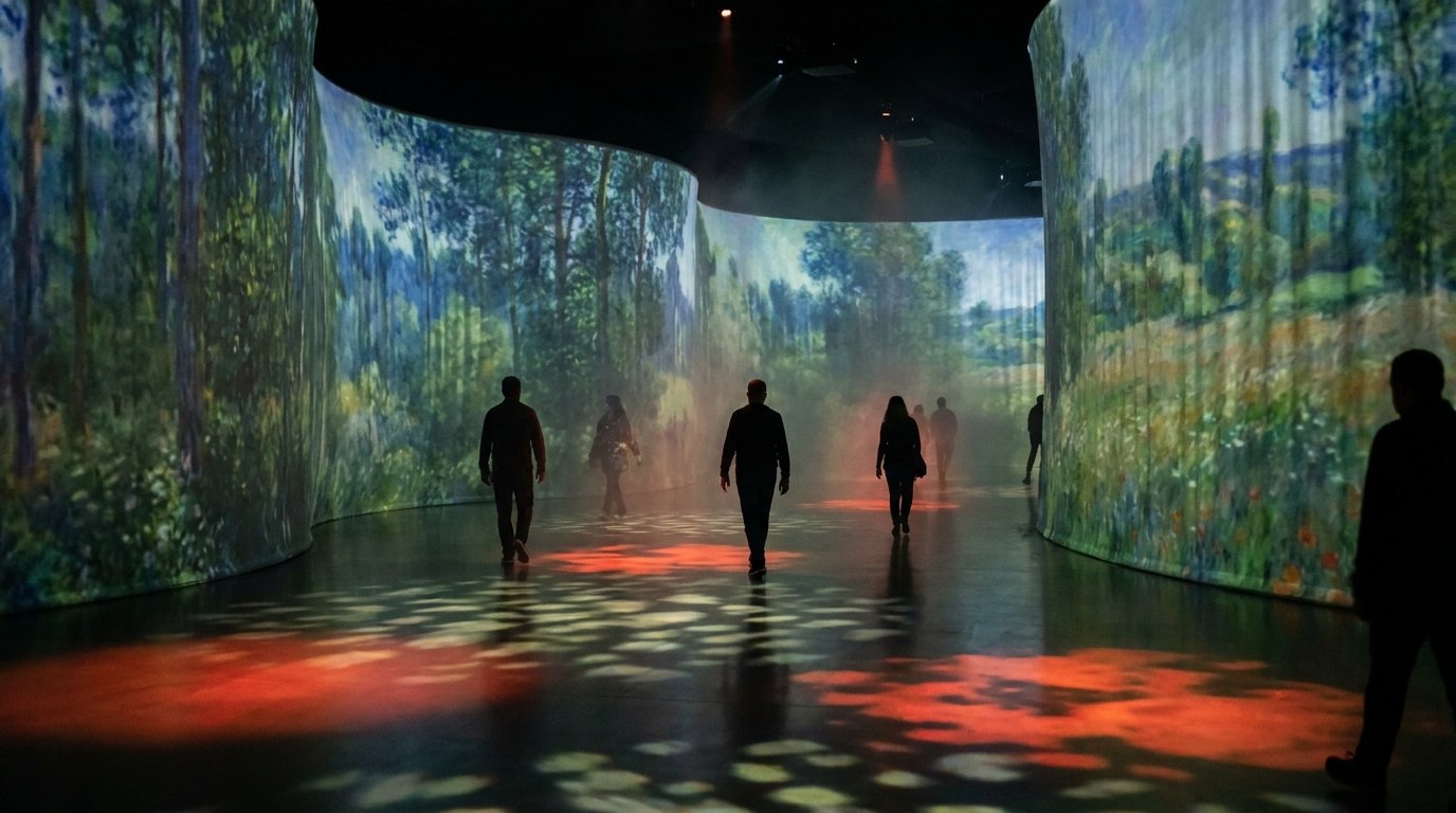 La Forêt Enchantée — an immersive projection hall at LICHTRAUSCH Berlin La Forêt Enchantée — an immersive projection hall at LICHTRAUSCH Berlin